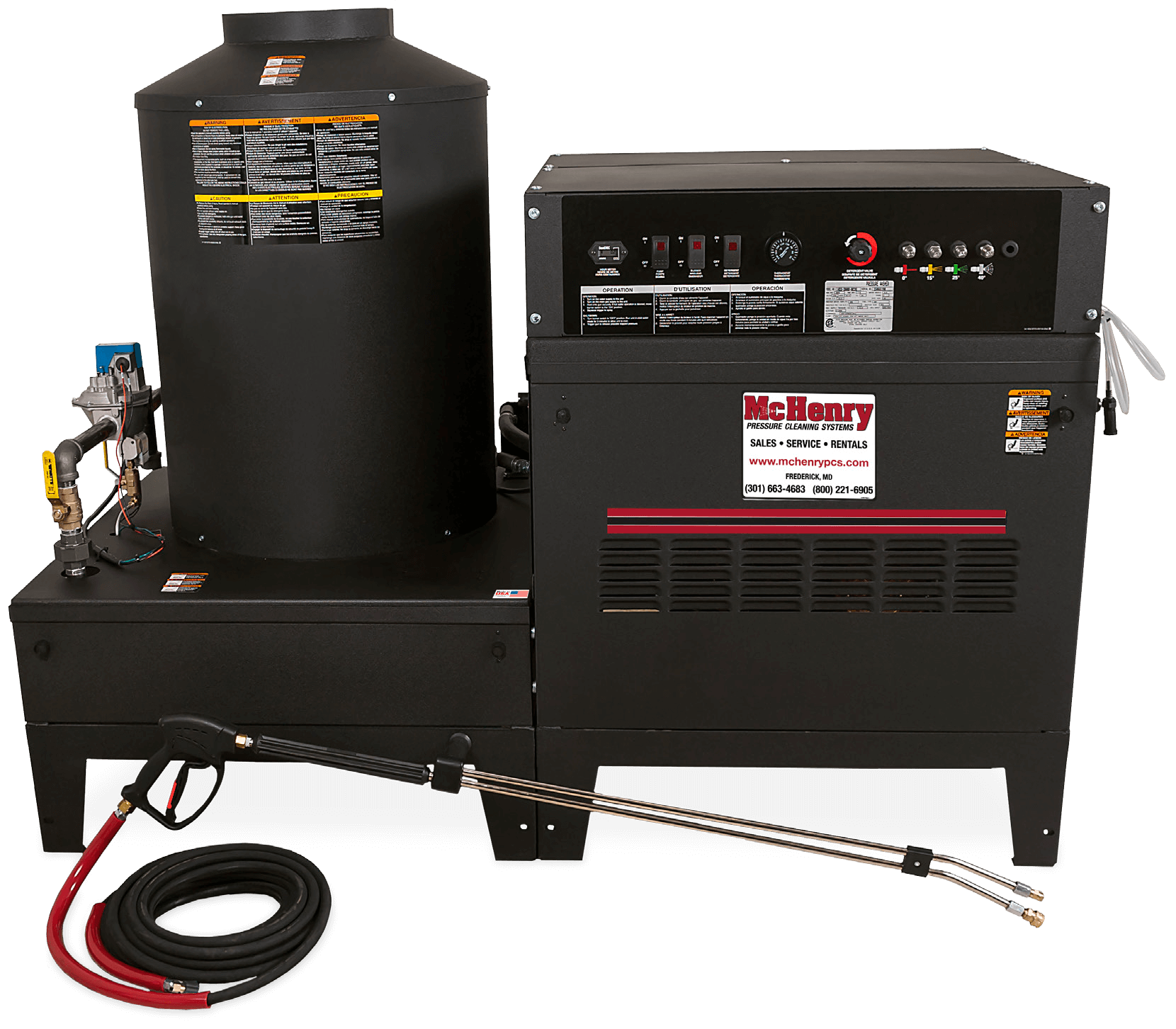 HEG High Volume Wash Series Stationary Natural Gas/LP Belt Drive